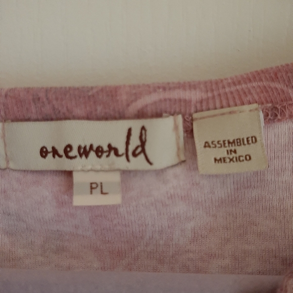 One World Long Sleeve Pink PL - Picture 3 of 4
